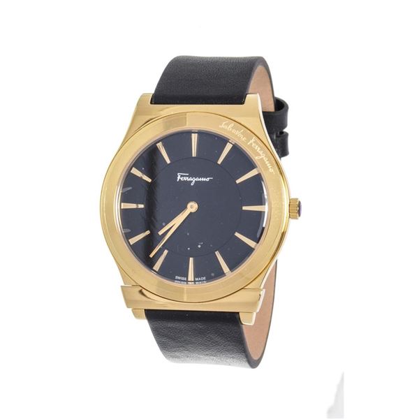 Salvatore Ferragamo Gold-tone Stainless Steel Quartz Watch
