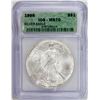 Image 1 : 1986 American Silver Eagle .999 Fine Silver Dollar Coin ICG MS70