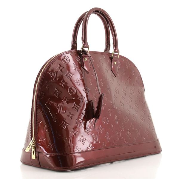 Louis Vuitton Alma Handbag Monogram Vernis GM