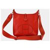 Image 1 : Hermes Red Epsom Leather Evelyne III PM Crossbody Bag