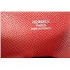 Image 9 : Hermes Red Epsom Leather Evelyne III PM Crossbody Bag