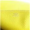 Image 4 : Hermes Yellow Clemence Leather Halzan 31 Handbag