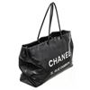 Image 2 : Chanel Black Leather Rue Cambon Tote Bag