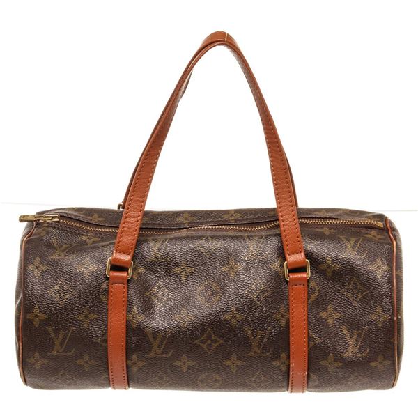 Louis Vuitton Brown Vintage Papillon Shoulder Bag