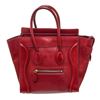 Image 1 : Celine Red Leather Micro Luggage Tote Bag