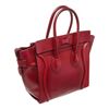 Image 3 : Celine Red Leather Micro Luggage Tote Bag