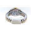 Image 7 : Rolex Ladies 2T MOP Emerald & Ruby Diamond Datejust Wristwatch