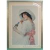 Image 1 : Coca Cola Girl w/ Pink Bow C. 1910 Recreation Of Origin