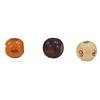 Image 1 : Stone Ball Dice - Three 1 5/16" multi-colored ball dice