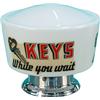 Image 1 : Milk Glass Cash Register Topper Light "Keys While You W