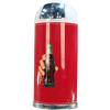 Image 1 : Metal Coca Cola Trash Can - 36" Tall