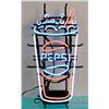 Image 1 : Pepsi-Cola Neon Sign, Shape Of Cup Of Pepsi w/ Straw, W