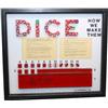 Image 1 : T-K Specialty Dice Making Display – The 24" by 20" fram