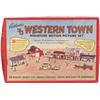 Image 1 : Toy Cardboard Authentic C & B "Western Town" In Origina