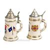 Image 1 : Lot Of 2 Beer Steins: Look Thru Stein To Bottom See Nud