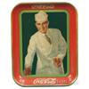 Image 1 : C. 1927 Coca Cola Serving Tray w/ Soda Jerk, All Origin