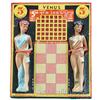 Image 1 : "Venus" Punchboard, Very Rare, NOS w/ Original Box - 15