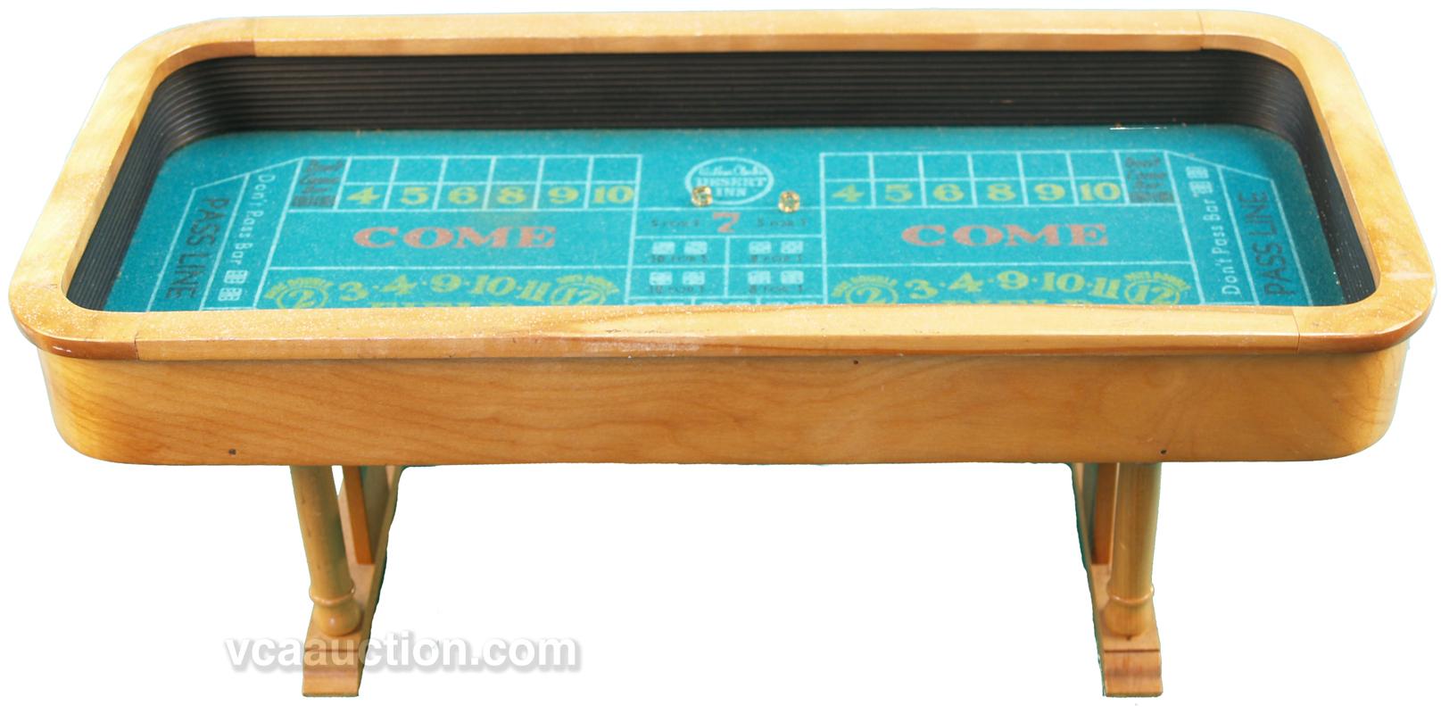 Miniature Craps Table From Wilber Clarks Desert Inn Hot