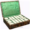Image 1 : Cased Cuban Bone Chip Set - Complete set of thick bone