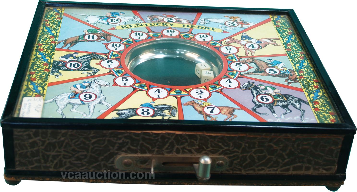 Countertop Roll Dice "Kentucky Derby" Horse Race Game