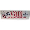 Image 2 : Barber Shop Metal Standing Flange Sign "Try New Vam" -