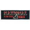 Image 1 : Light Up Flourescent Sign "National Oil & Grease Seals"