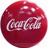 Image 1 : Coca Cola Porcelain "Button" - 36" Diam