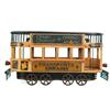 Image 1 : Wooden & Cast-Iron Cable Car Model - 27" x 8" x 15" Tal