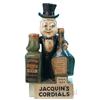 Image 1 : Jacquin's Cordials 3-D Advertising Display w/ Man In Tu