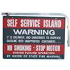 Image 2 : Gas Station Self Service Island Double Sided Metal Hang