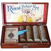 Image 1 : Royal Poker Set - Set features reeded metal counters in