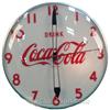 Image 1 : Drink Coca Cola Pam Style Clock (Red & White) - 15" Dia