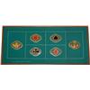 Image 1 : Framed Crown and Anchor Layout - Hand painted layout de