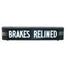 Image 1 : 1940's Service Station Lighted Sign In Metal Art Deco C