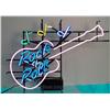 Image 1 : Rock & Roll Neon Sign w/ Guitar & Music Notes, Works