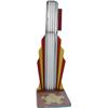 Image 1 : Coin-Op Deco-Style Standing Tanning Lamp w/ Coinbox/Tim