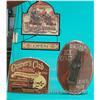 Image 1 : Lot Of 3 Wood Signs: Old Coca Cola Sign - 17" x 24", "G