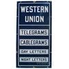 Image 1 : Western Union Porcelain Sign - 18" x 34"
