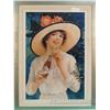 Image 1 : Coca Cola Girl w/ Roses On Hat C. 1913 Recreation Of Or