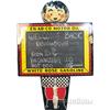 Image 1 : EN-AR-CO Motor Oil Metal Sign w/ Chalkboard In Center -
