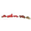 Image 1 : Lot Of 5 Cast-Iron Model Automobile Toys: Hubley 5" Red