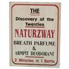 Image 1 : "Naturzway" Tin Sign - 11" x 14"