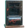 Image 1 : 1 Cent Old Wooden & Cast-Iron Match Vending Machine By