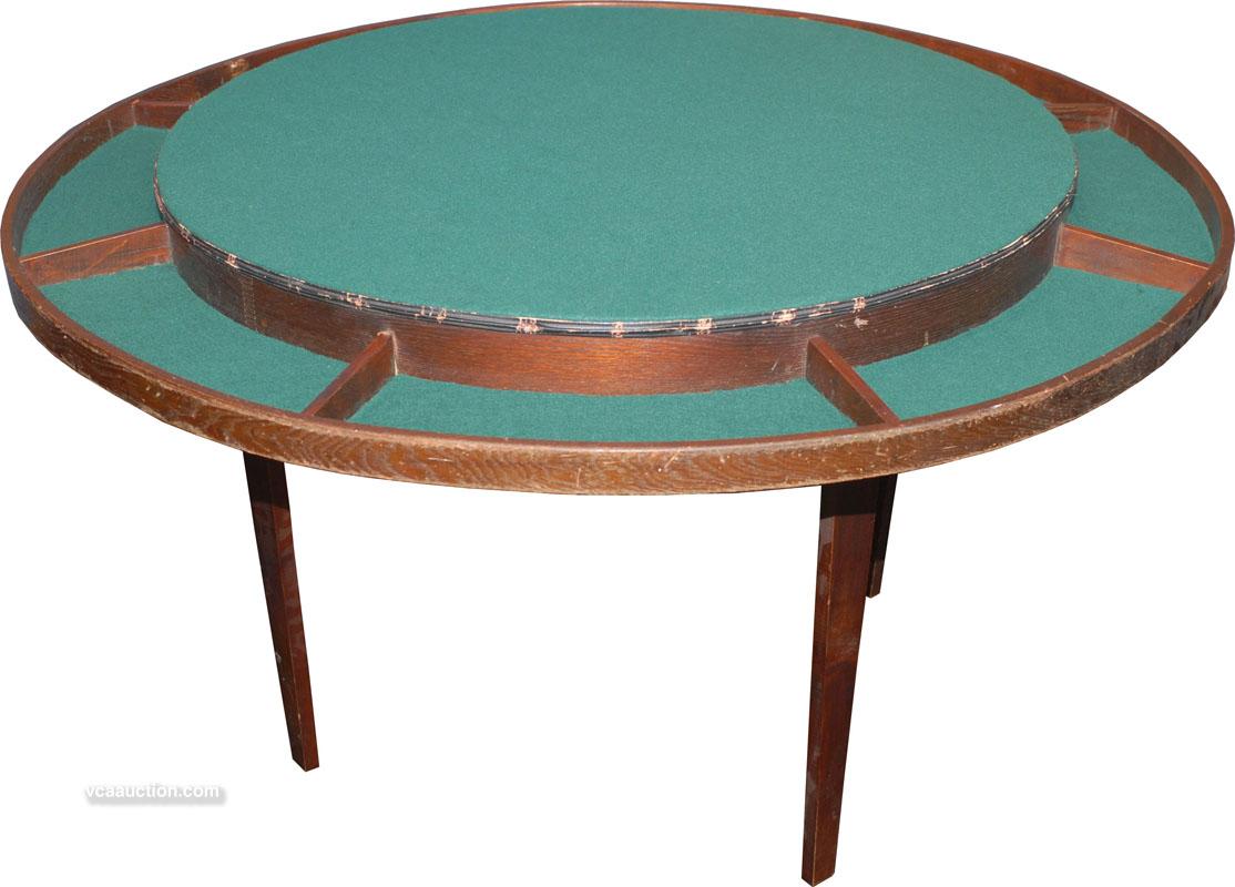 Antique Poker Table Called a Peerless Lightweight Fol