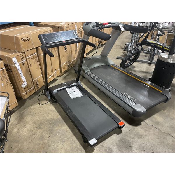 FITXTEC JS654200 FOLDABLE 110V DC MOTORIZED SPACE SAVER TREADMILL WITH DIGITAL DISPLAY