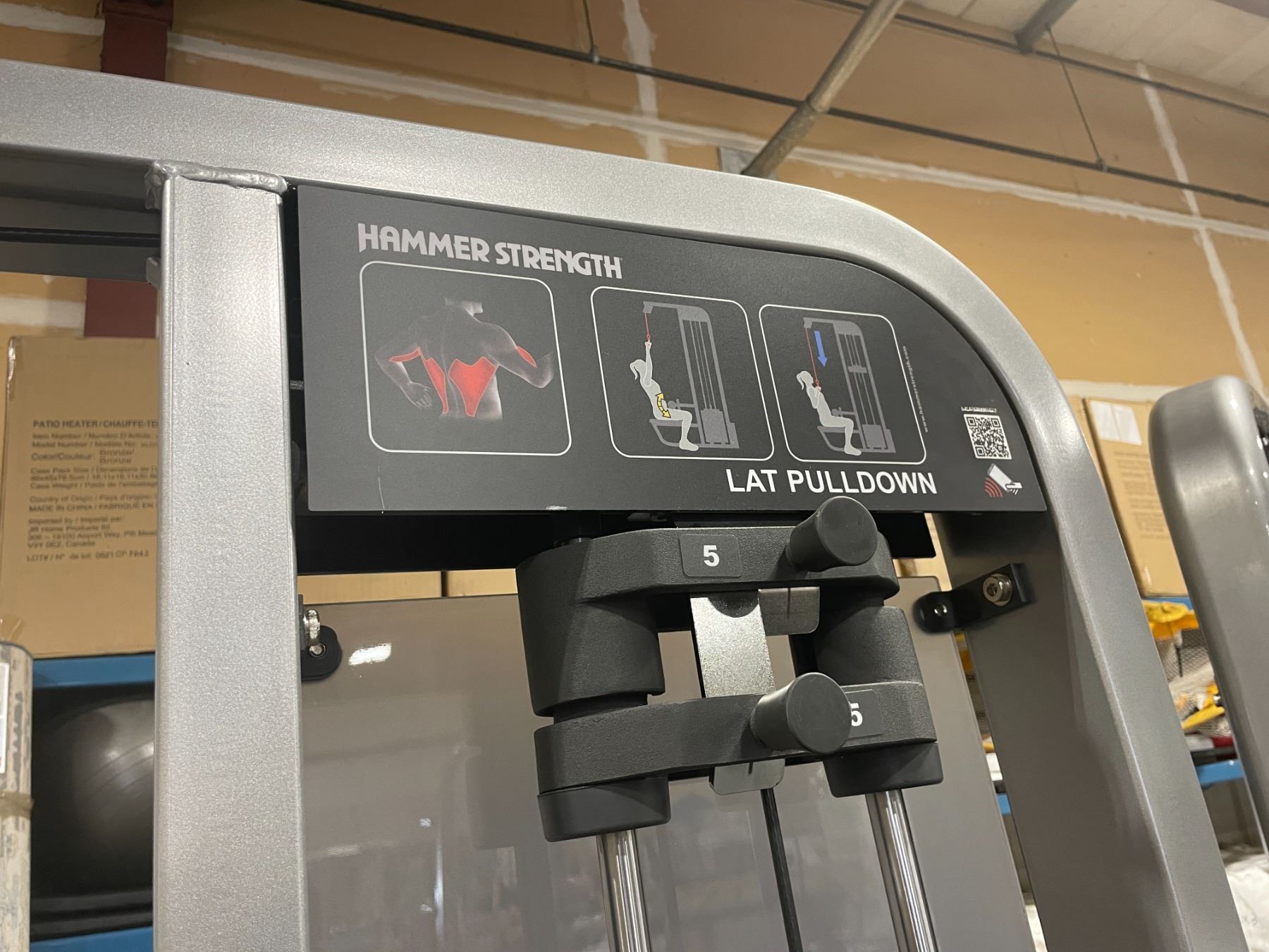 Execise Machine Hs Code HAMMER STRENGTH HS-PD GREY / BROWN COMMERCIAL LATERAL CABLE PULLDOWN ...