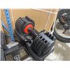 Image 2 : PAIR OF GRIT ADJUSTABLE WEIGHT DUMBBELLS WITH METAL STAND