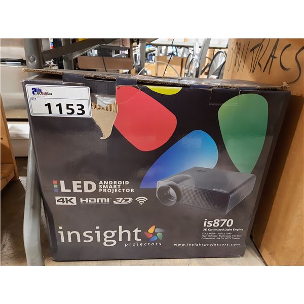INSIGHT IS870 4K 3D LED ANDROID SMART PROJECTOR WITH INSIGHT IS72 insight-is870-4k-3d-led-android-smart-projector-with-insight-is72