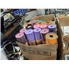 Image 2 : LARGE BOX OF YOGA MATS & ASSORTED EXERCISE PRODUCTS