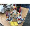 Image 1 : 3- Roosters, Hand Painted